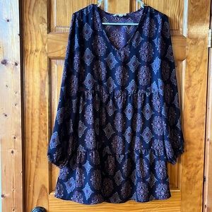 Bebop Boho Tiered Mini Dress